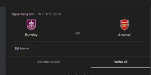 Soi Kèo Burnley Vs Arsenal Lúc 22h00 Ngày 1/11 Tại Sân Turf Moor - Ngoại Hạng Anh 5 Thông tin về phong độ gần đây của Burnley vs Arsenal
